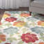 Tapis de zone ivoire floral Cabell-998300125