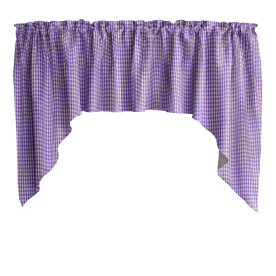 Cantonnière à carreaux Gingham