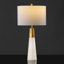 Sabeera Alabaster, Metal Table Lamp