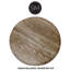 Round Cream Bullnose Travertine Bar Table Model 1204 E