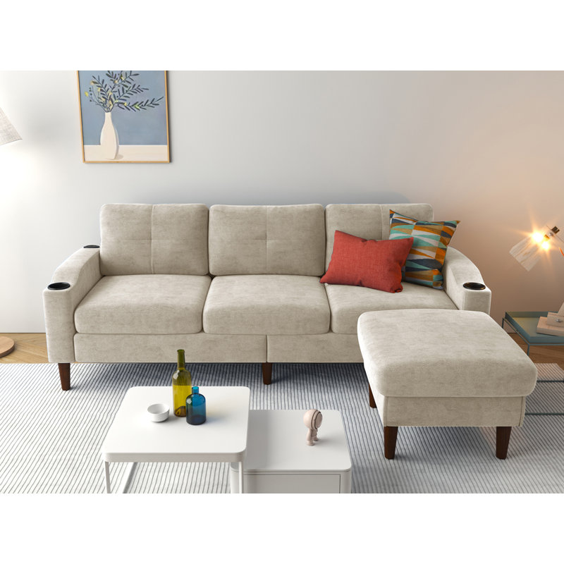 Canapé modulaire 2 pièces Hamleigh, Beige