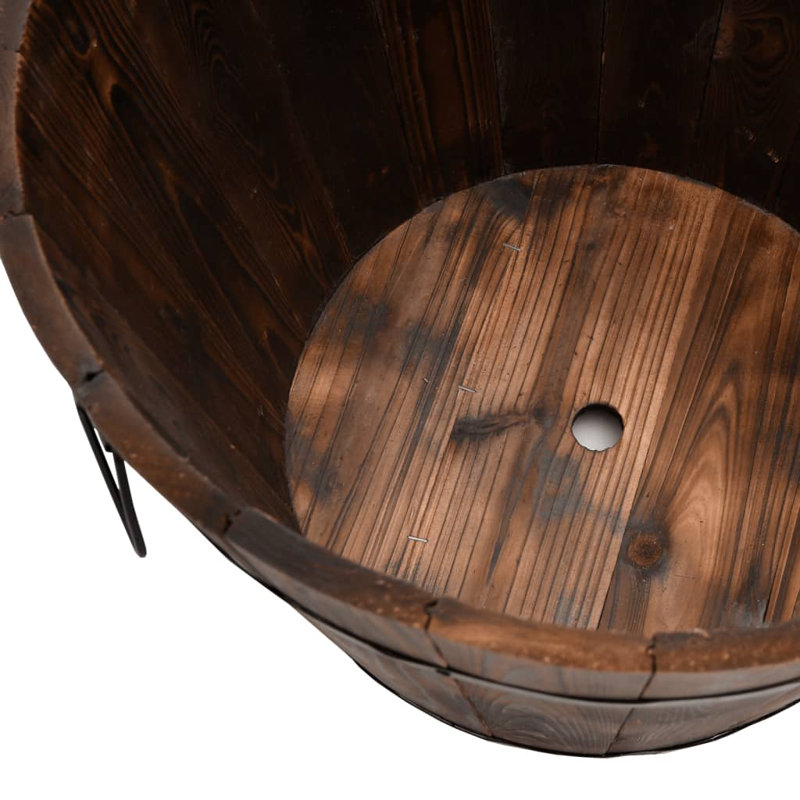 Clavier Wood Pot Planter