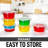 Clear Jello Shot Cups With Lids (2 Ounce, 200 Cups)