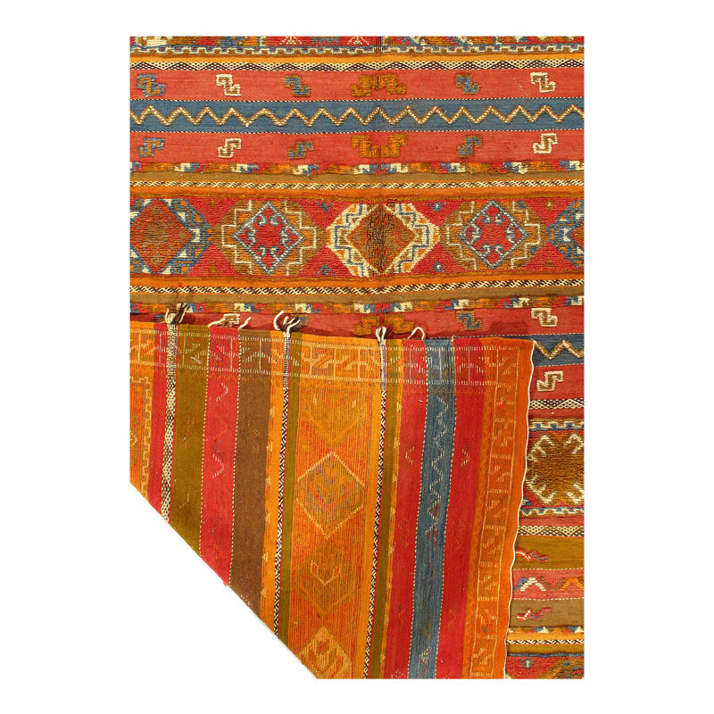 Moroccan One-of-a-Kind 8'1" X 12' Hand Knotted Area Rug