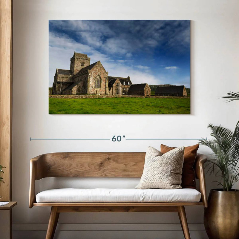 Abbaye et monastère Adella Iona, H 32 po x l 48 po