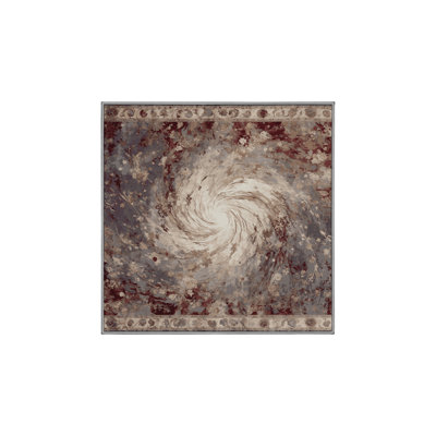 Machine Washable Gray Area Rug