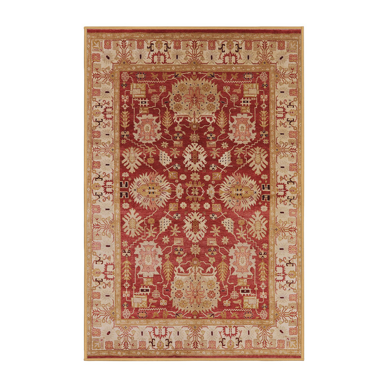 Gosdantin Oriental Indoor Rug, Rectangle 7' x 9'