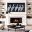 «White Heron Birds», impression sur toile encadrée-126545460-126545461