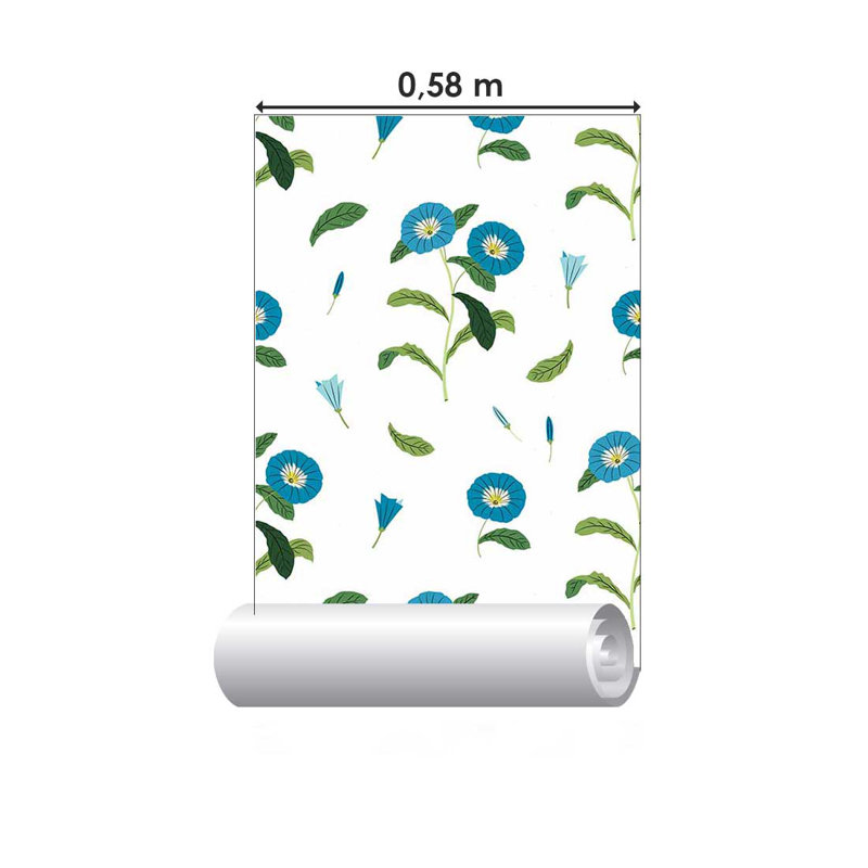 Rouleau de papier peint auto-adhésif L 126 po x l 24 po Aldersleigh
