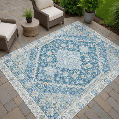 Machine Washable Indoor/Outdoor Chantille ACN2806 Global Rug