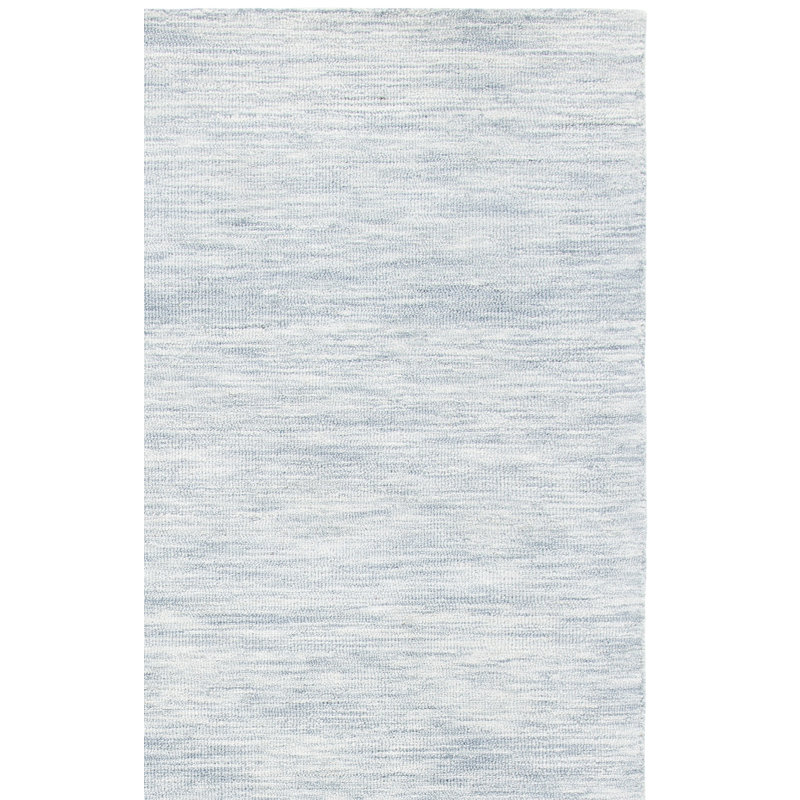 Estime Metro Hand Tufted Wool/Cotton Rug in Gray, Square 6'
