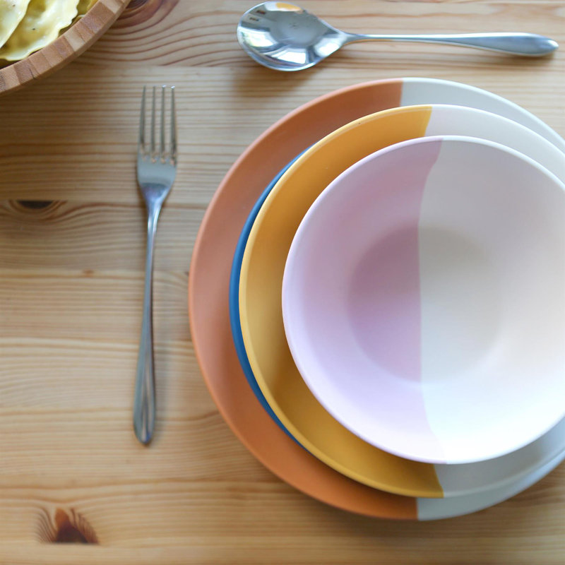 Stoneware Dinnerware - Service for 4, White