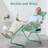 Monochromatic Zero Gravity Chair, Folding Patio Recliner W/Side Tray, Headrest-2142162082