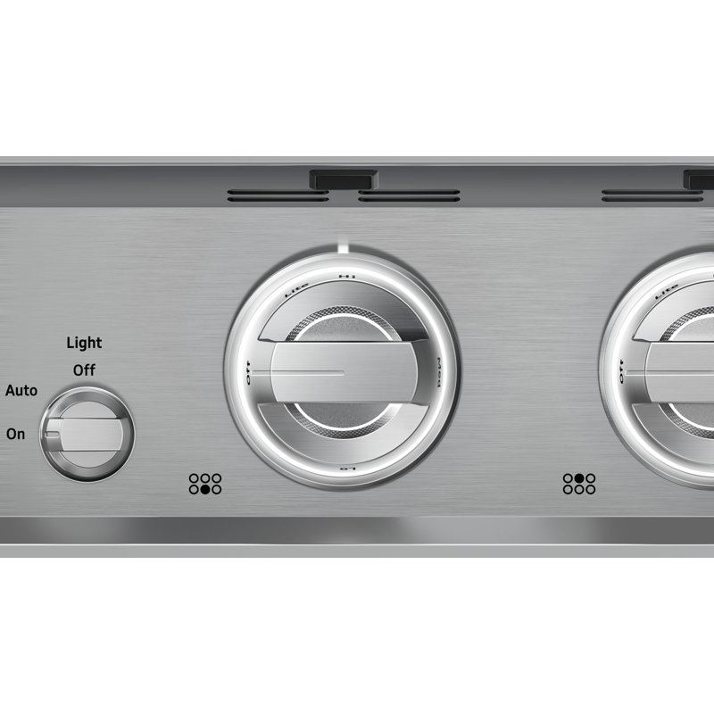 36" Gas Rangetop 6 Burners, NG/LP, Silver Stainless
