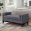 Élégant banc rembourré avec 2 coussins-965811933