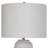 Concrete Table lamp - White Shade