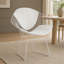 Fauteuil Diamond avec structure blanche
