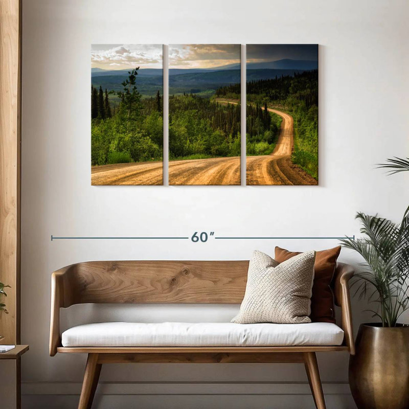 Rorry Dalton Highway Trail, 28" H x 45" W