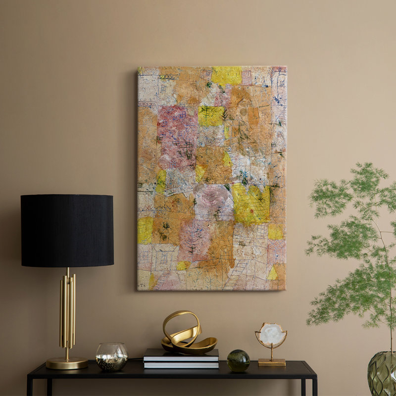 Motif floral rétro Cxxxi, H 18 po x l 12 po