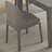 4 - Person White+Grey Rectangular Solid Wood Sintered Stone Tabletop Dining Table Set-111170206