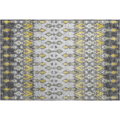 Premium Machine Washable Driessen AMF72 Gray Rug