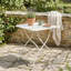Dejanae Metal Folding Outdoor Bistro Table , 60cm cm W 60cm cm D-1217238775