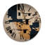 Horloge murale moderne en bois surdimensionnée-997337426