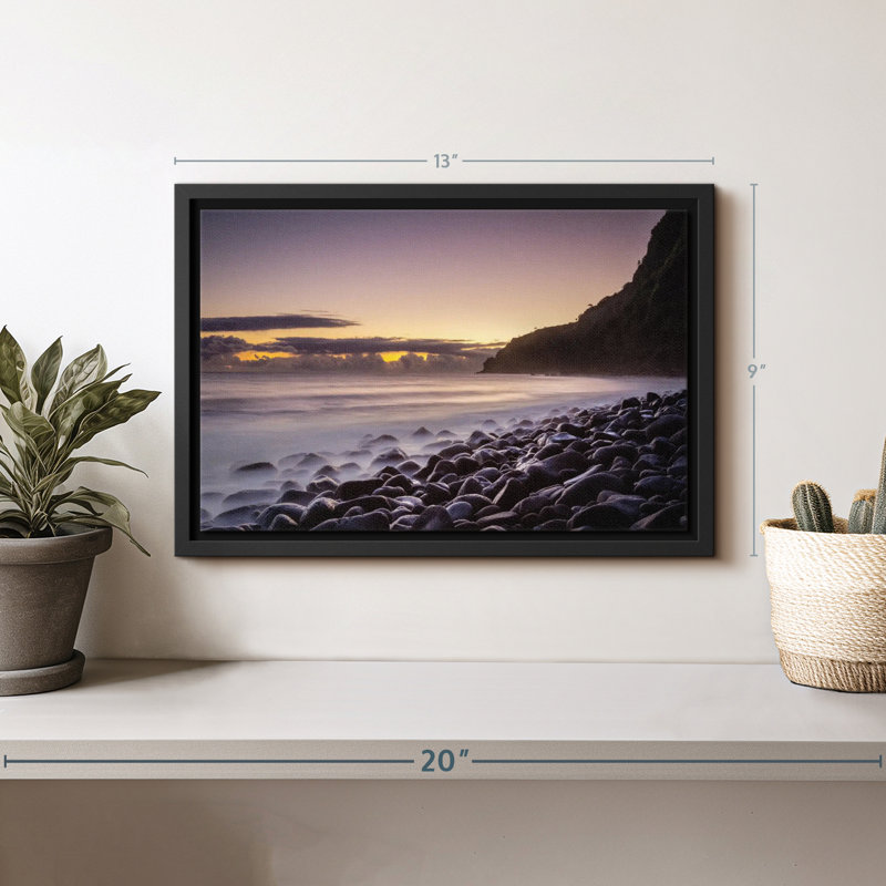 Impression sur toile Waipi'O Island Shores, H 9 po x l 13 po