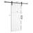 84" Height Panelled Manufactured Wood Barn Door with Installation Hardware Kit-97789436