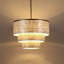 22" 5-Light Tiered Capiz Shell Drum Chandelier-1399295515-1545769794-1545769795