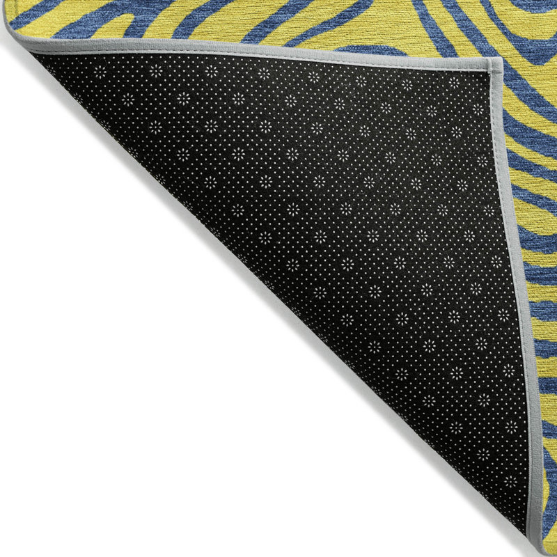 Tapis intérieur / extérieur jaune Zena , 10 pi x 14 pi