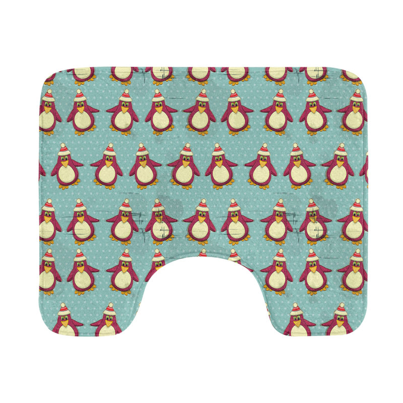 Multicolore tapis de salle de bain en U Christmas