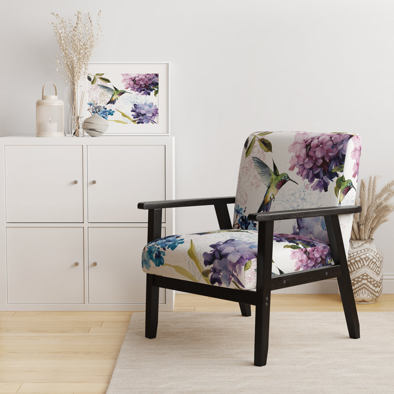 Fauteuil d'appoint rembourré Brethren - Spring Nectar Square II - Traditional