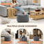 Rangement rembourré surdimensionné de 25 po Ottman-1939038006