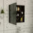 1-Shelf Rectangle Medicine Cabinet With Mirror-526368643