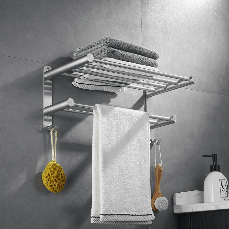 Livengood 43 cm L Stainless Steel Wall Mounted Towel Rack