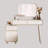 Cream Style White Dressing Table with Drawers and Extendable Feature