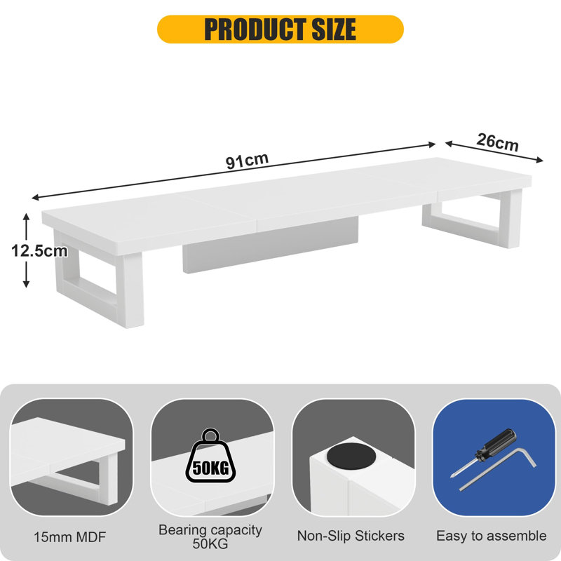 Manufactured Wood Monitor Stand