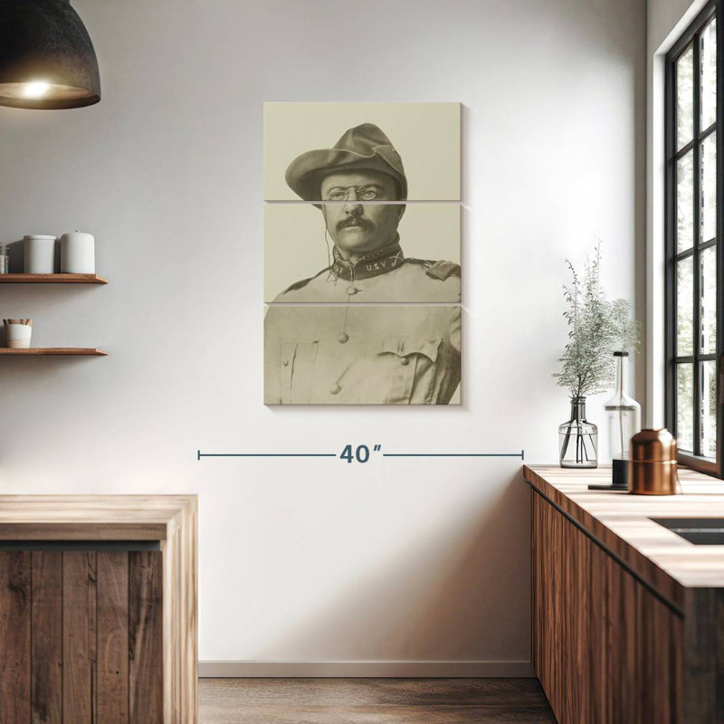 Leisha Teddy Roosevelt, H 38 po x l 24 po
