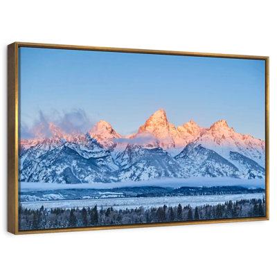 Grand Tetons congelés