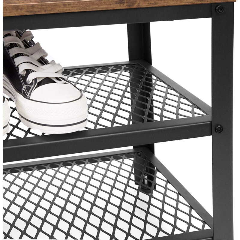 Shoe Storage Bench Set with Storage Rack and Coat Rack
