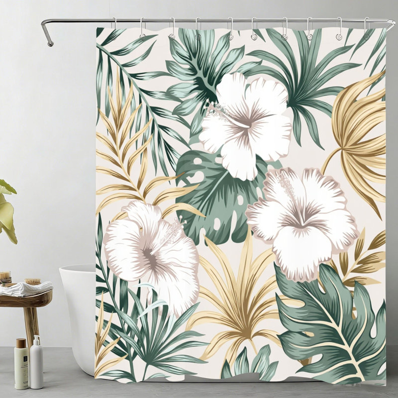 Rideau de douche Tropical