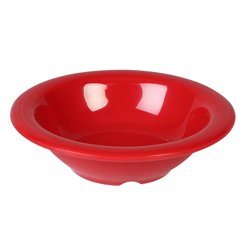  4 oz. Melamine Salad Bowl, Red