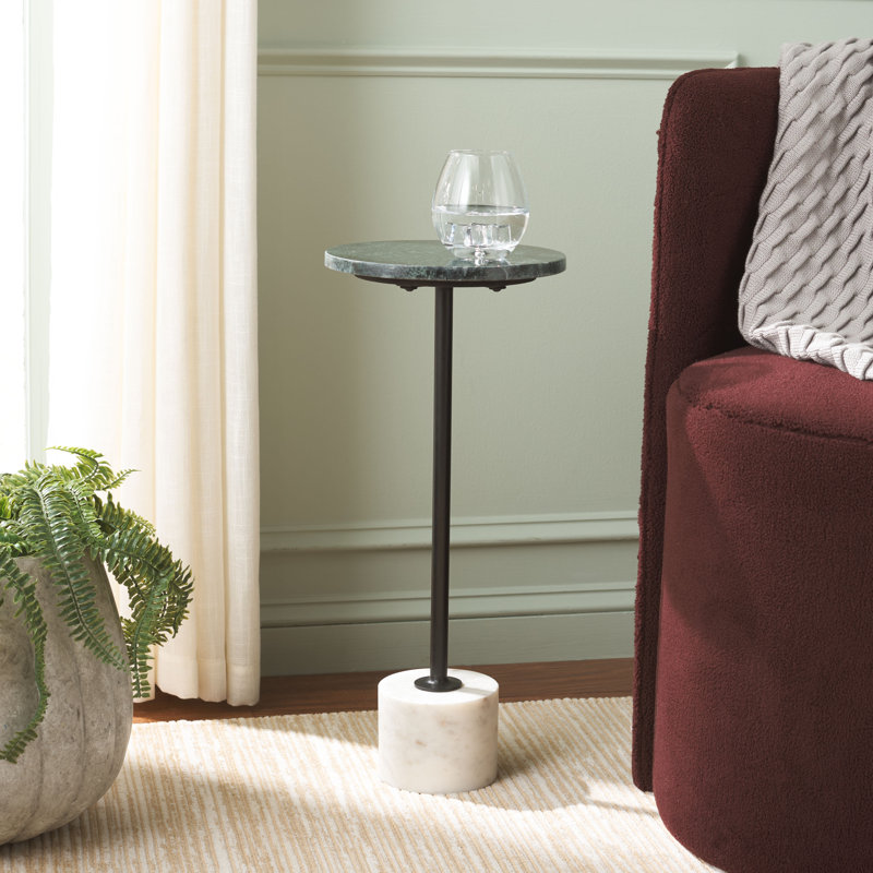Karik Marble Top End Table