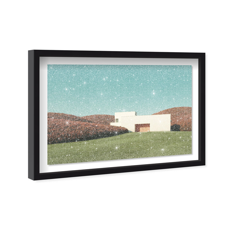 Surreal Architecture Print by Oliver Gal, 16.5"H x 11.5"W, Black Shadowbox