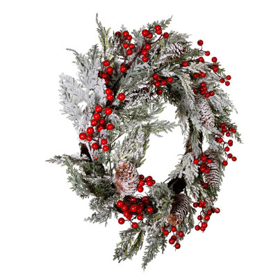 Couronne de baies en styromousse