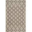 Kurland Geometric Handmade Tufted Light Grey/Dark Grey Area Rug-16766125