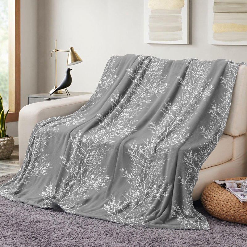 Jeté ultra doux surdimensionné, gris