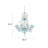 Bliss 6 - Light Candle Style Chandelier