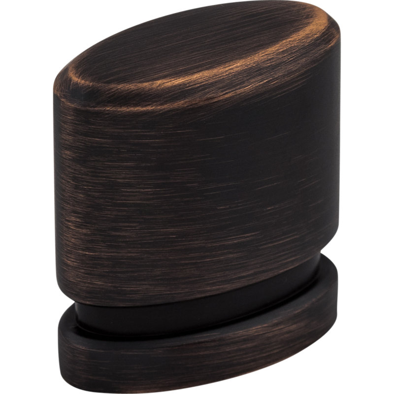 Oval Knob, Tuscan Bronze, 1" Length